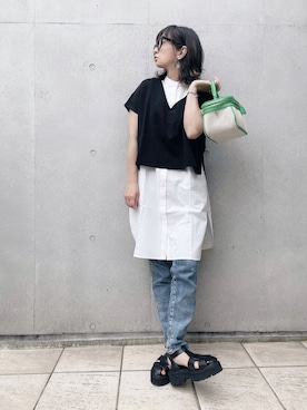 なな☺︎さん（レディース・155cm）の夏コーディネート