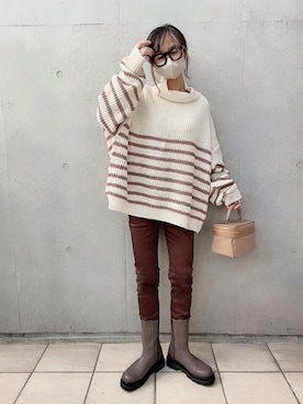 なな☺︎さん（レディース・155cm）の秋コーディネート