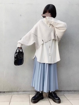 なな☺︎さん（レディース・155cm）の秋コーディネート