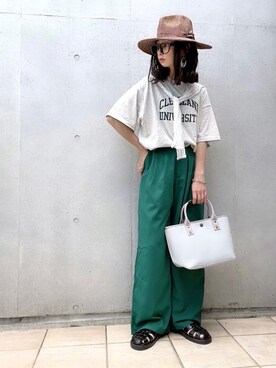 なな☺︎さん（レディース・155cm）の夏コーディネート