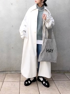 なな☺︎さん（レディース・155cm）の冬コーディネート