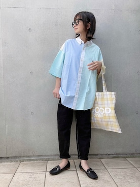 「COLOR TOKYO ACCESSORIES（カラートウキョウアクセサリー）のアイテム（リング）」を使った、なな☺︎さん（レディース・155cm）の春コーディネート