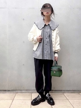 なな☺︎さん（レディース・155cm）の春コーディネート