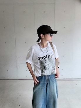 「アイテム（アクセサリー）」を使った、なな☺︎さん（レディース・155cm）の夏コーディネート