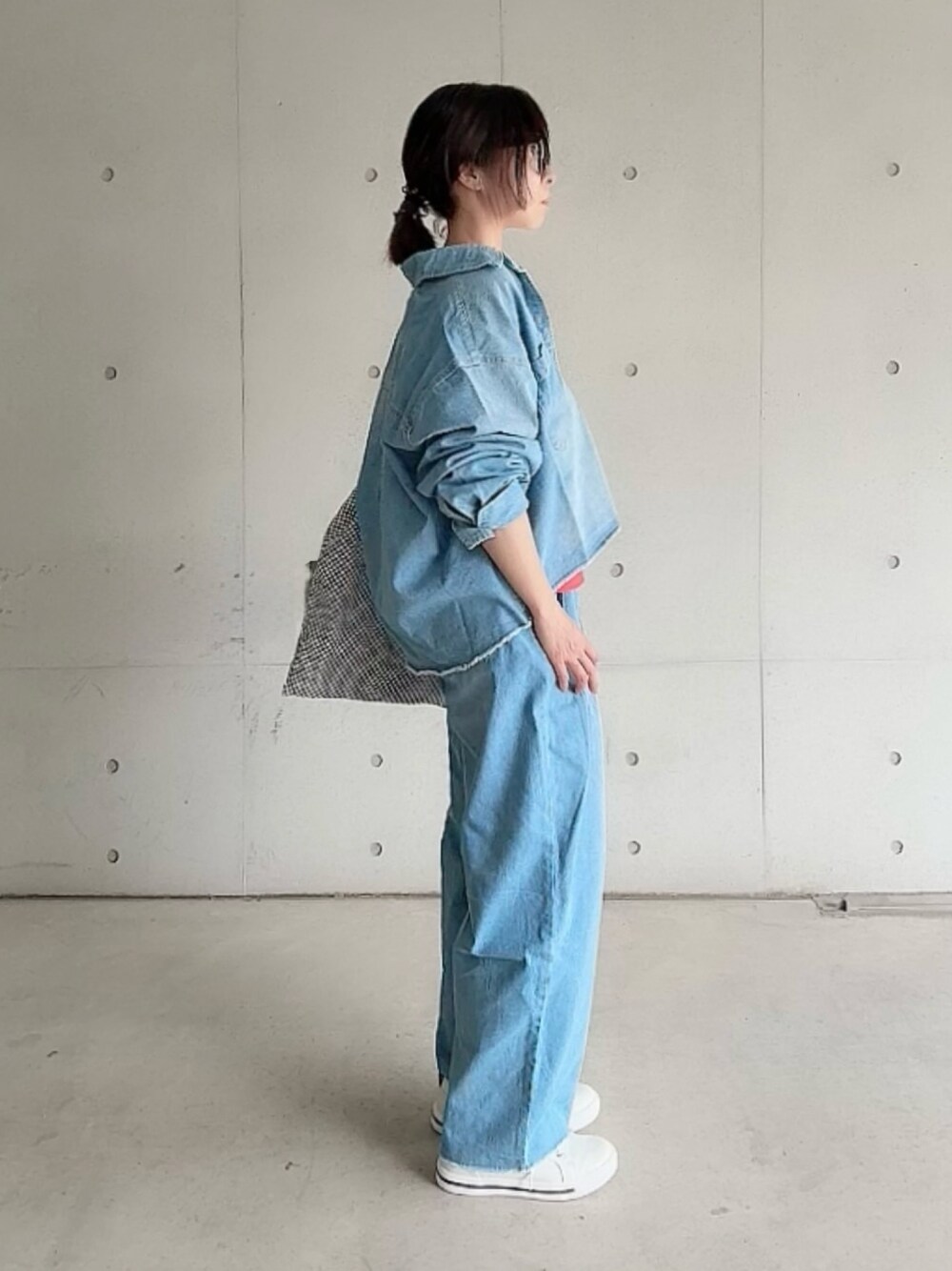 【 notch. by KR 】カットオフデニムシャツ notch. by KR 】カットオフデニムシャツ,notch.| TOKYO DESIGN
