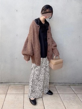 「byあしながおじさん（バイアシナガオジサン）のアイテム」を使った、なな☺︎さん（レディース・155cm）の冬コーディネート