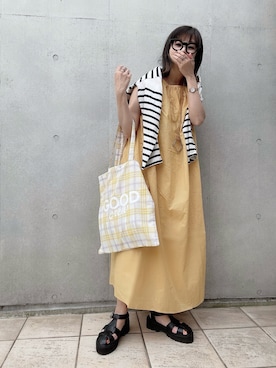 なな☺︎さん（レディース・155cm）の春コーディネート