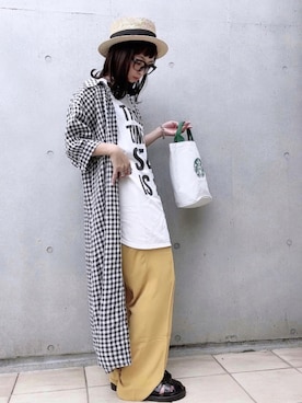 「COOLなこのコが仲間入り」｜「アイテム（その他）」を使った、なな☺︎さん（レディース・155cm）の夏コーディネート