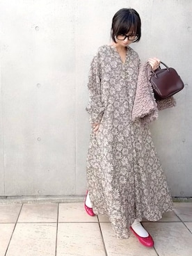 「BUTTERFLY TWISTS（バタフライツイスト）のアイテム」を使った、なな☺︎さん（レディース・155cm）の冬コーディネート