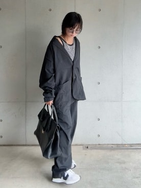 「アイテム（ジャケット/アウター）」を使った、なな☺︎さん（レディース・155cm）の夏コーディネート