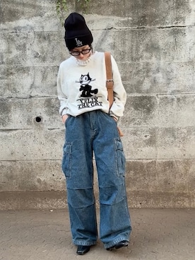 なな☺︎さん(レディース・155cm)の冬コーディネート