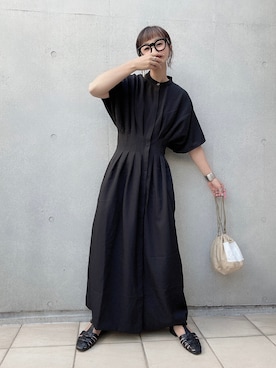 「apres（アプレ）のアイテム」を使った、なな☺︎さん（レディース・155cm）の夏コーディネート