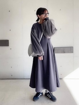 「lala Born（ララボーン）のアイテム」を使った、なな☺︎さん（レディース・155cm）の冬コーディネート