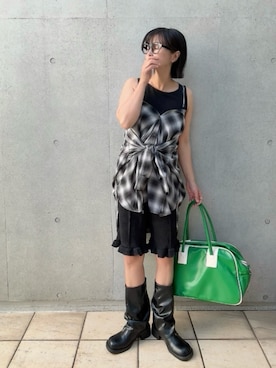 「florist（フローリスト）のアイテム」を使った、なな☺︎さん（レディース・155cm）の夏コーディネート