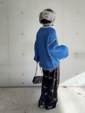 「notch.（ノッチ）のアイテム」を使った、なな☺︎さん（レディース・155cm）の冬コーディネート