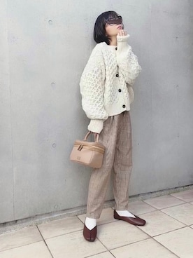 「chiiiibag」｜なな☺︎さん（レディース・155cm）の冬コーディネート