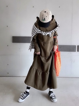 なな☺︎さん（レディース・155cm）の春コーディネート