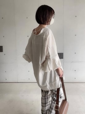 なな☺︎さん（レディース・155cm）の春コーディネート