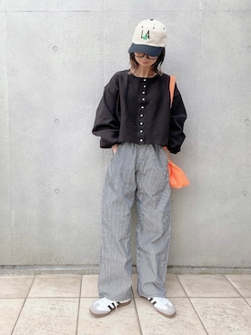 「COLOR TOKYO ACCESSORIES（カラートウキョウアクセサリー）のアイテム（リング）」を使った、なな☺︎さん（レディース・155cm）の春コーディネート