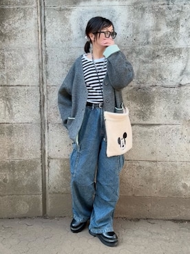 なな☺︎さん（レディース・155cm）の冬コーディネート