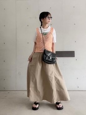 なな☺︎さん（レディース・155cm）の春コーディネート