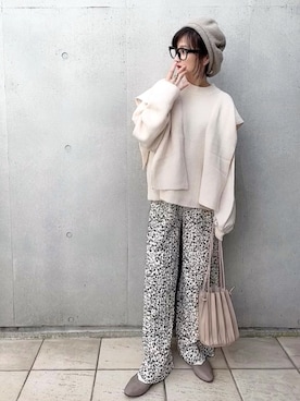 なな☺︎さん（レディース・155cm）の冬コーディネート