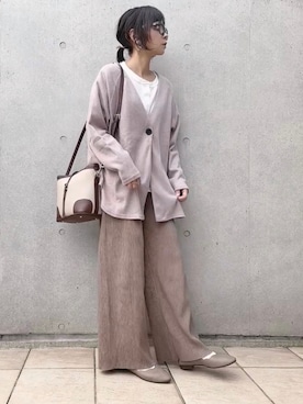 「OMNES Another Edition（オムネス アナザーエディション）のアイテム」を使った、なな☺︎さん（レディース・155cm）の秋コーディネート