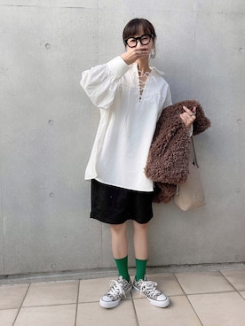 なな☺︎さん（レディース・155cm）の秋コーディネート