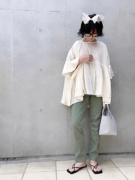 なな☺︎さん（レディース・155cm）の夏コーディネート