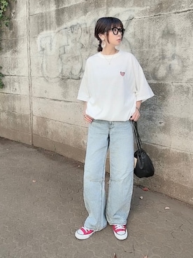 なな☺︎さんの（CONVERSE | コンバース）を使ったコーディネート