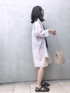 「OMNES Another Edition（オムネス アナザーエディション）のアイテム」を使った、なな☺︎さん（レディース・155cm）の夏コーディネート