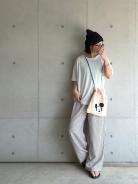 「BONLECILL（ボンルシール）のアイテム」を使った、なな☺︎さん（レディース・155cm）の春コーディネート