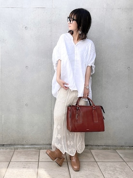 「COLOR TOKYO ACCESSORIES（カラートウキョウアクセサリー）のアイテム（リング）」を使った、なな☺︎さん（レディース・155cm）の春コーディネート