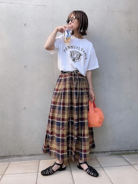 なな☺︎さん(レディース・155cm)の夏コーディネート