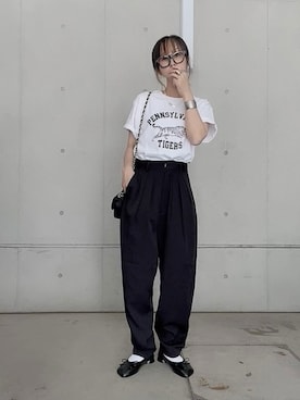 「Angie」｜なな☺︎さん（レディース・155cm）の春コーディネート