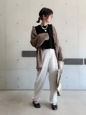 なな☺︎さん（レディース・155cm）の春コーディネート