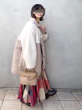 なな☺︎さん（レディース・155cm）の冬コーディネート