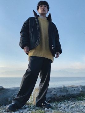 「Libra Cue（リブラ キュー）のアイテム」を使った、nissyさん（メンズ・167cm）の冬コーディネート