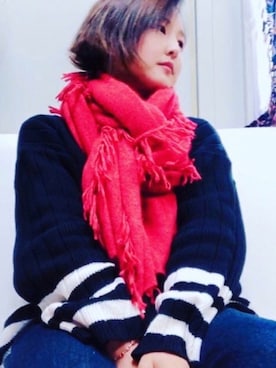 「GLEN GORDON（グレンゴードン）のアイテム」を使った、藍川比奈　藍比　さん（レディース・160cm）の冬コーディネート