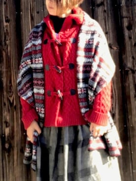 「GLEN GORDON（グレンゴードン）のアイテム」を使った、藍川比奈　藍比　さん（レディース・159cm）の冬コーディネート