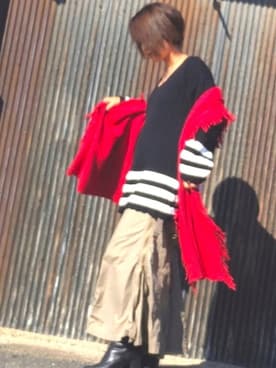 「昔の服」｜藍川比奈　藍比　さん（レディース・160cm）の冬コーディネート
