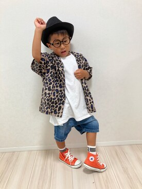 「F.O.U（エフオーユー）のアイテム」を使った、S♡K♡K♡さん（キッズ・110cm）の夏コーディネート