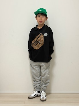 S♡K♡K♡さん（キッズ・131cm）の冬コーディネート