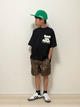 「p.premier（ピードットプルミエ）のアイテム」を使った、S♡K♡K♡さん（キッズ・131cm）の春コーディネート