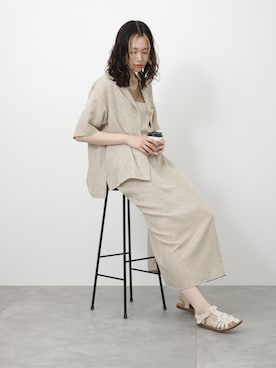 「キャミソールワンピース」｜ｈｉｉｒｏさん（レディース・163cm）の春コーディネート