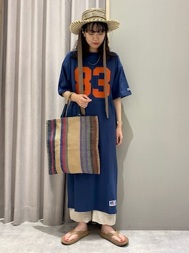 「カゴトート」｜ｈｉｉｒｏさん（レディース・163cm）の春コーディネート