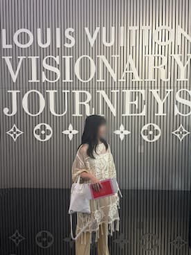 「Ameri（アメリ）のアイテム（パンツ）」を使った、知世さん（レディース・150cm）の秋コーディネート