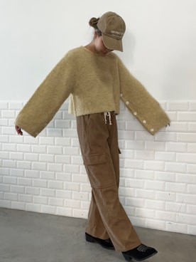 「ANAP（アナップ）のアイテム（帽子）」を使った、anap mimpiさん（レディース・160cm）の秋コーディネート