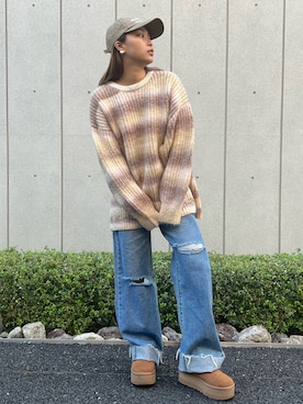 「タイダイ」｜anap mimpiさん（レディース・160cm）の秋コーディネート