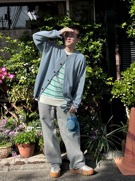 カーディガン ボレロを使った ニットベスト のメンズ人気ファッションコーディネート Wear カーディガン ボレロを使った ニットベスト のメンズ人気ファッションコーディネート Wear